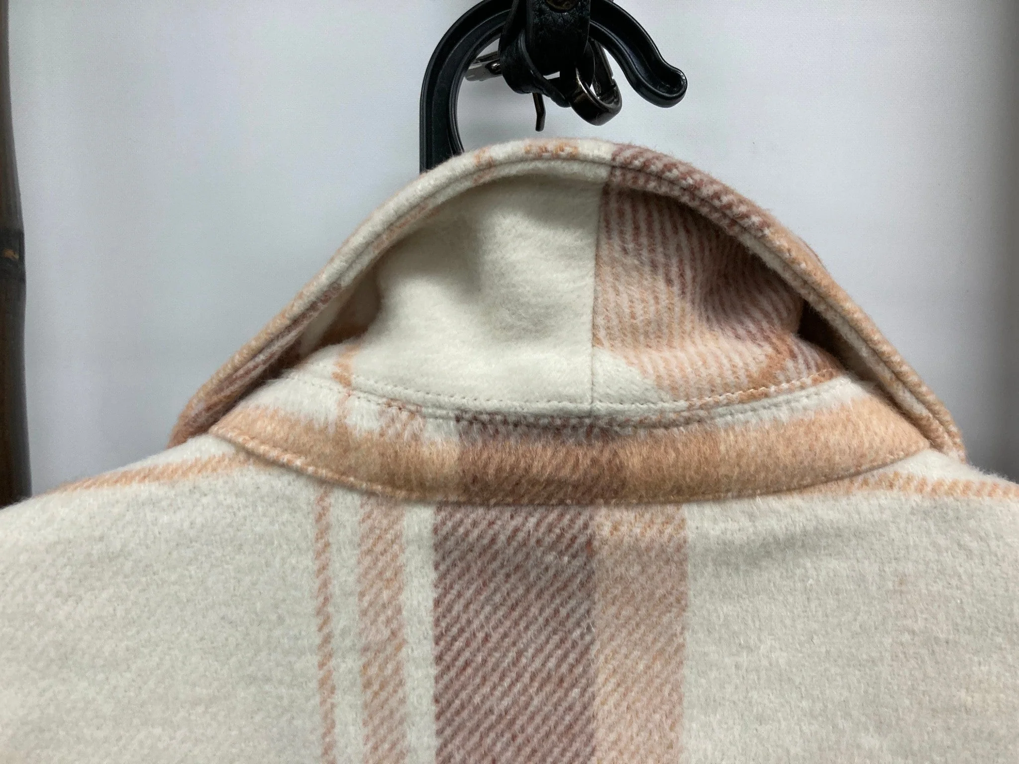 Just Jeans Button Up Shacket Brown Checks Ladies Sz 10 *Blemished NEW - Image 4