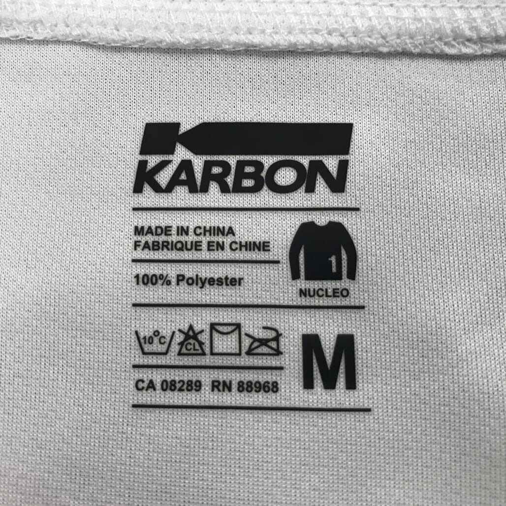 Karbon Athletic K-Wick Fabric Marathon Running Shirt White Unisex Size M NEW - Image 5