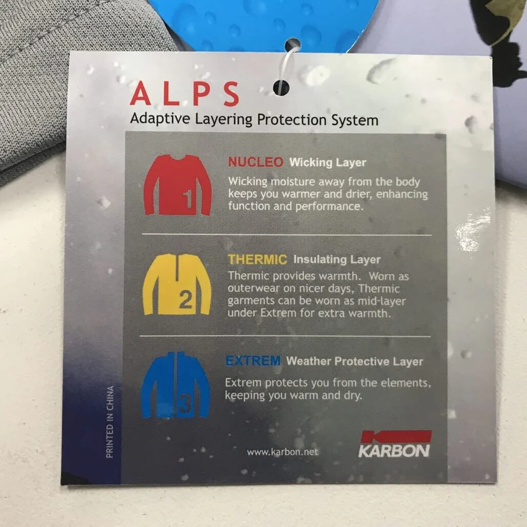 Karbon KA304 K-Wick ALPS Lvl 1 Grey Athletic L/Sleeve Shirt Mens Sz X-Large NEW - Image 7