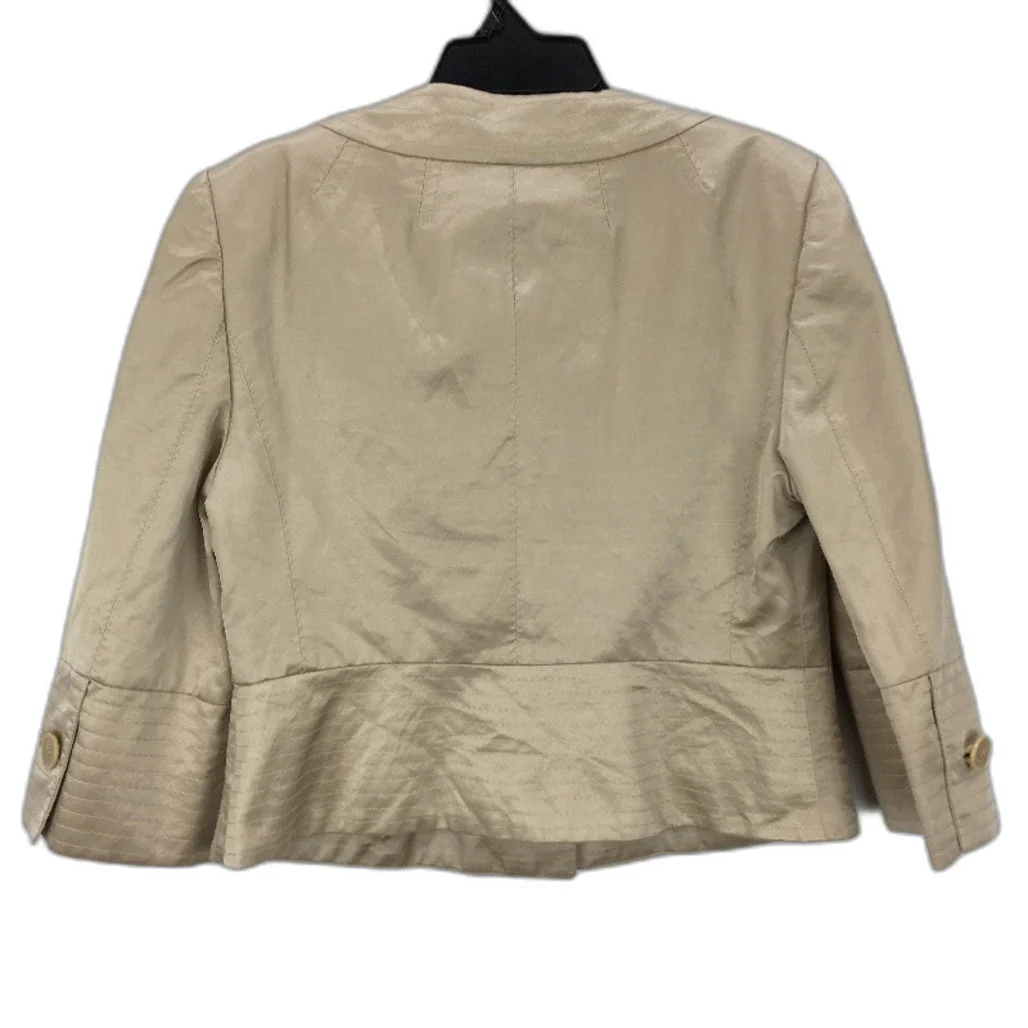 Karen Millen Beige Tan Cropped Coat Blazer Ladies Size UK12 NEW - Image 2