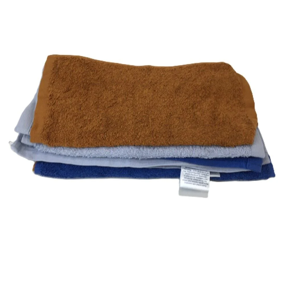 Kirkton House Hand Cotton Towels Set of 10 Assorted Colours 29x29cm NEW - Image 2