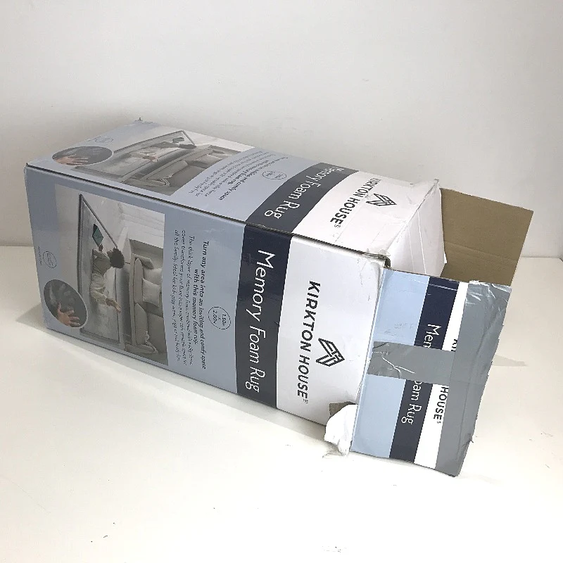 Kirkton House Memory Foam Soft Grey Floor Rug 1.5 x 2m NEW - Image 7