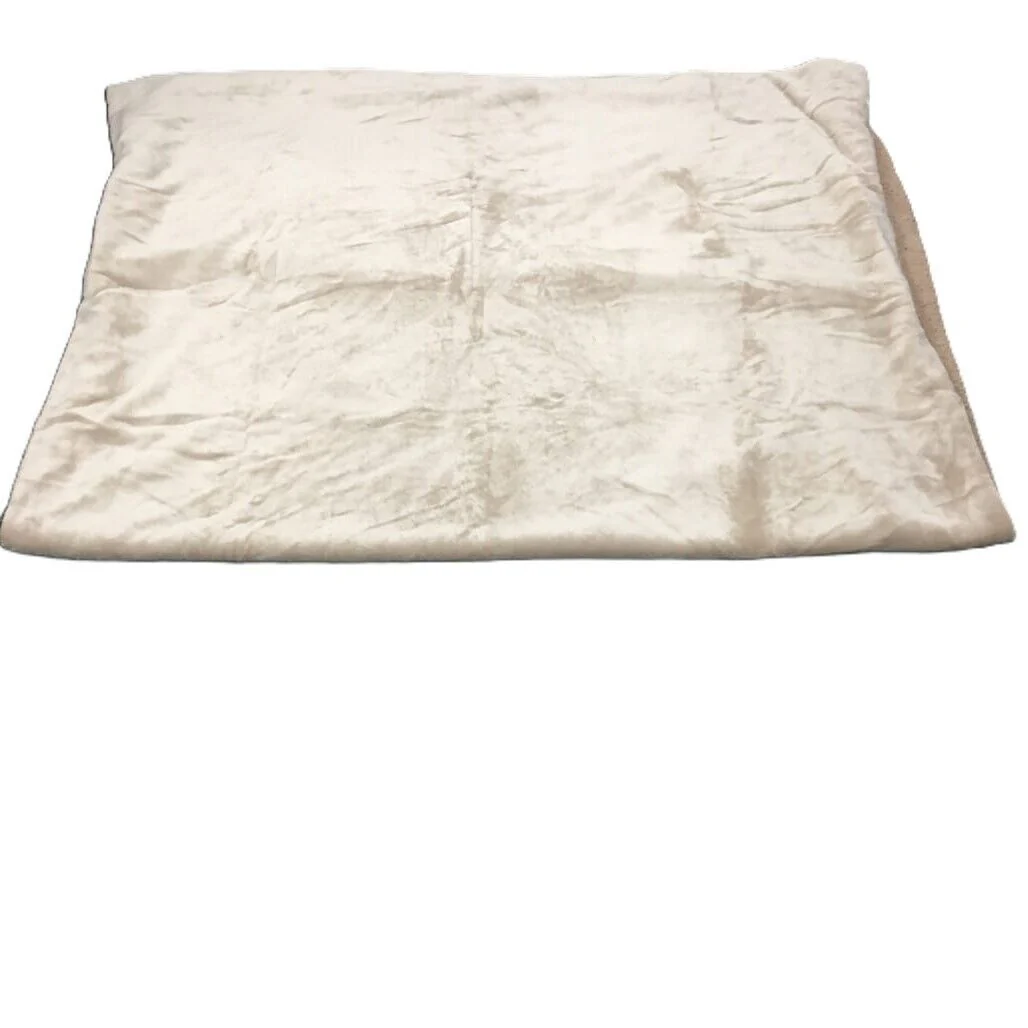 Kirkton House Plush Super Soft Light Brown Blanket with Pockets Large NEW - Image 2