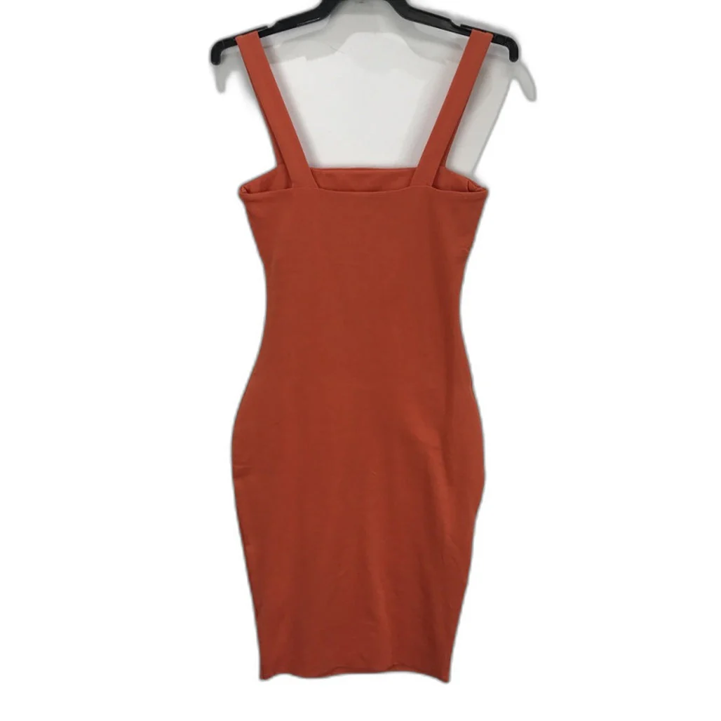 Kookai Womens Short Orange Casual Summer Dress Size 2 NEW - Image 2