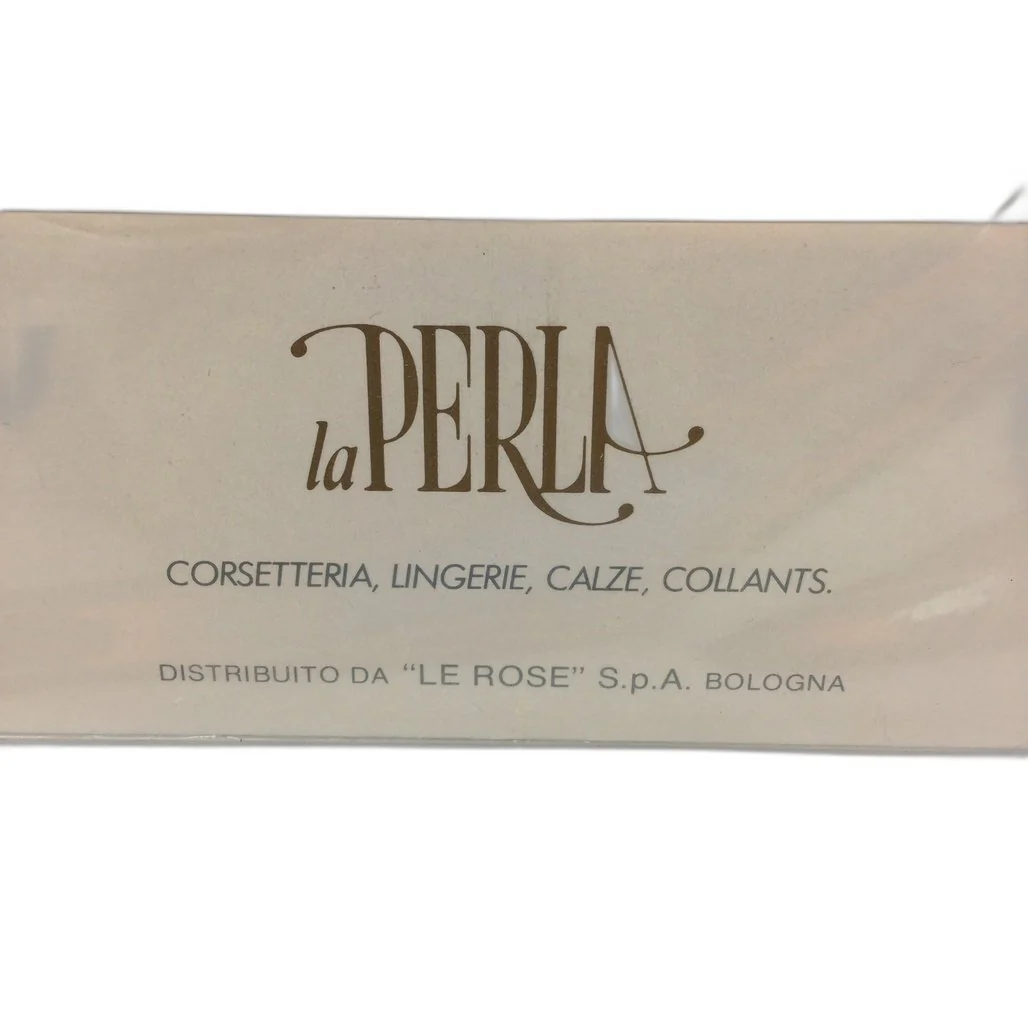 La Perla 2 Pce Pale Nude Stockings Pantyhose Ladies Size Italy 9 NEW - Image 2
