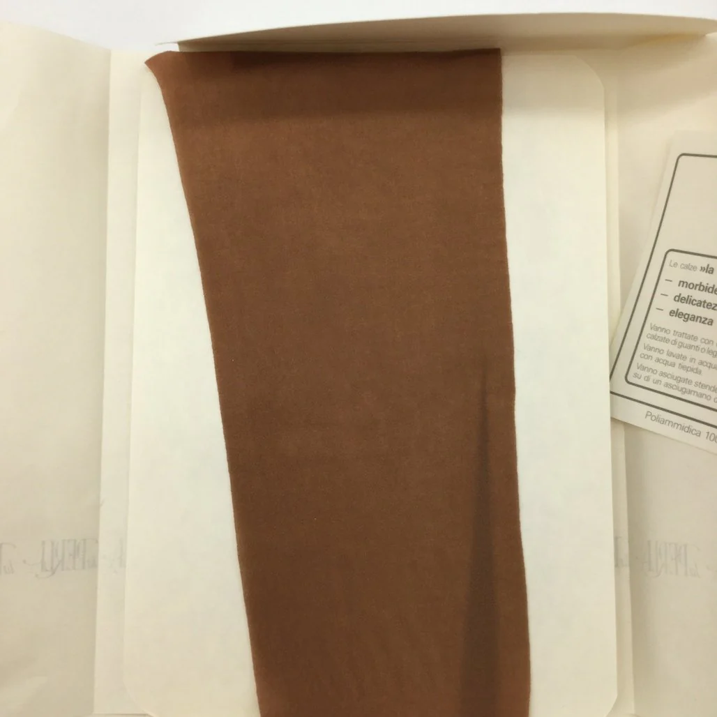 La Perla 4 Pce Brown & Grey Mixed Stockings Pantyhose Ladies Size Italy 1 NEW - Image 5