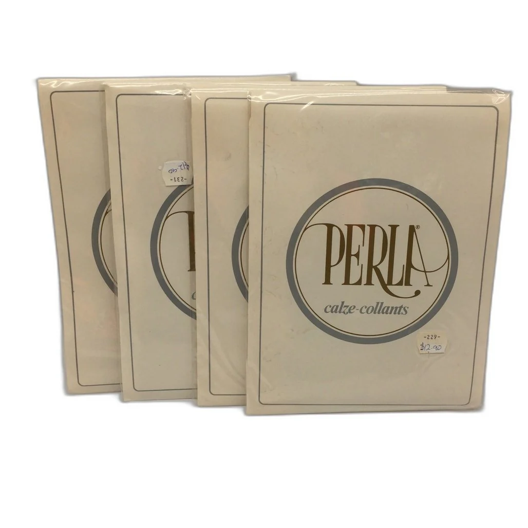 La Perla 4 Pce Brown/ Nude Stockings Pantyhose Ladies Size Italy 1 NEW - Image 4