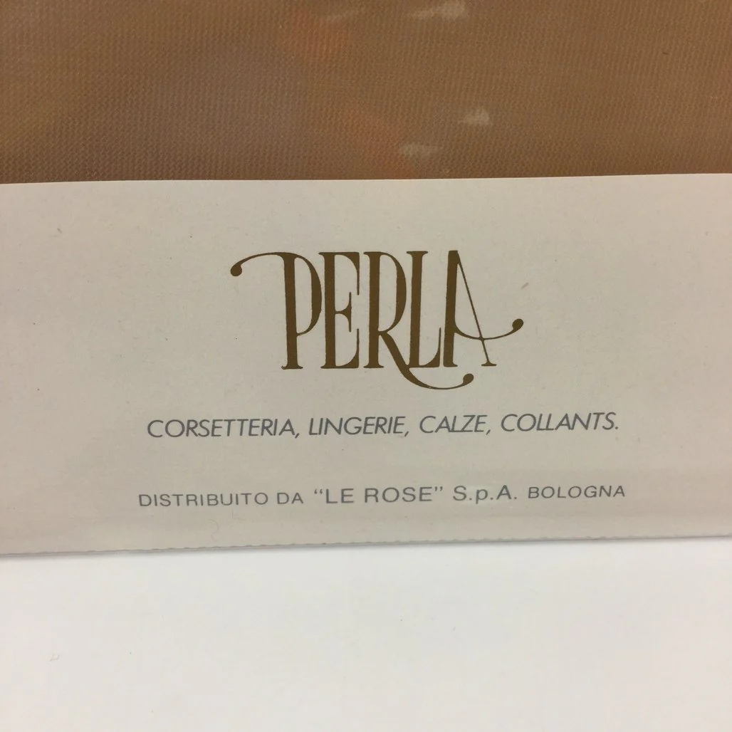 La Perla 5 Pce Brown/ Nude Stockings Pantyhose Ladies Size Italy 1 NEW - Image 2
