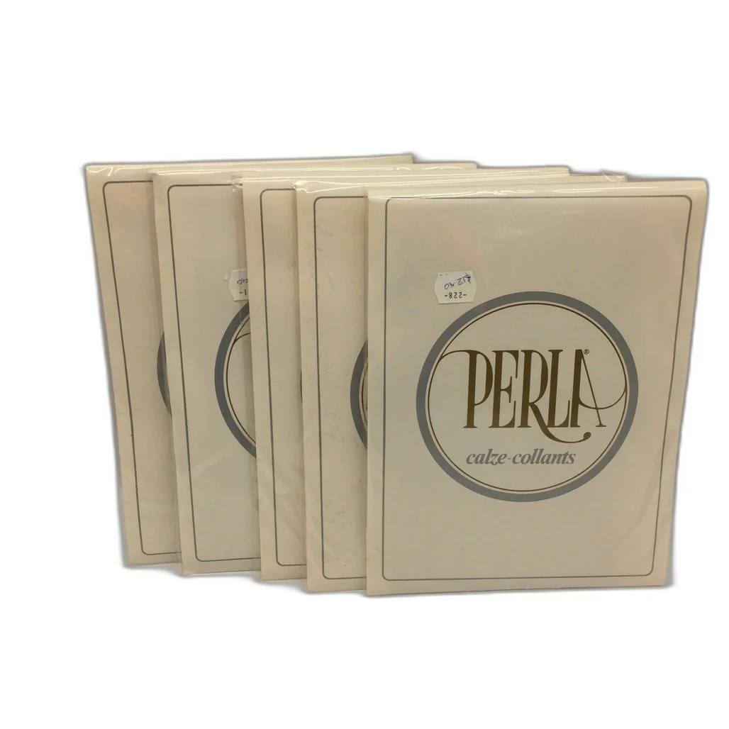 La Perla 5 Pce Brown/ Nude Stockings Pantyhose Ladies Size Italy 1 NEW - Image 3