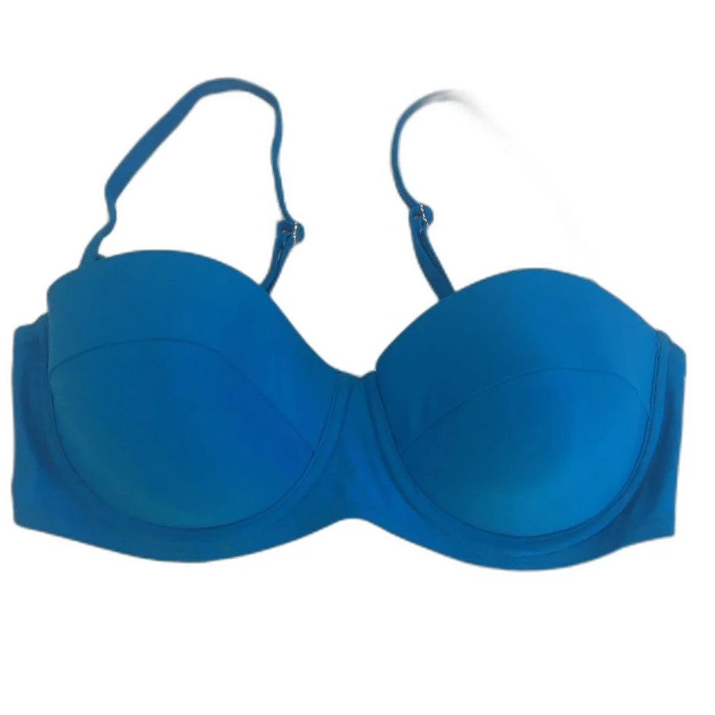 Legend the Swimwear Woman Underwire Turquoise Bikini Beach Top Size 10 NEW - Image 3