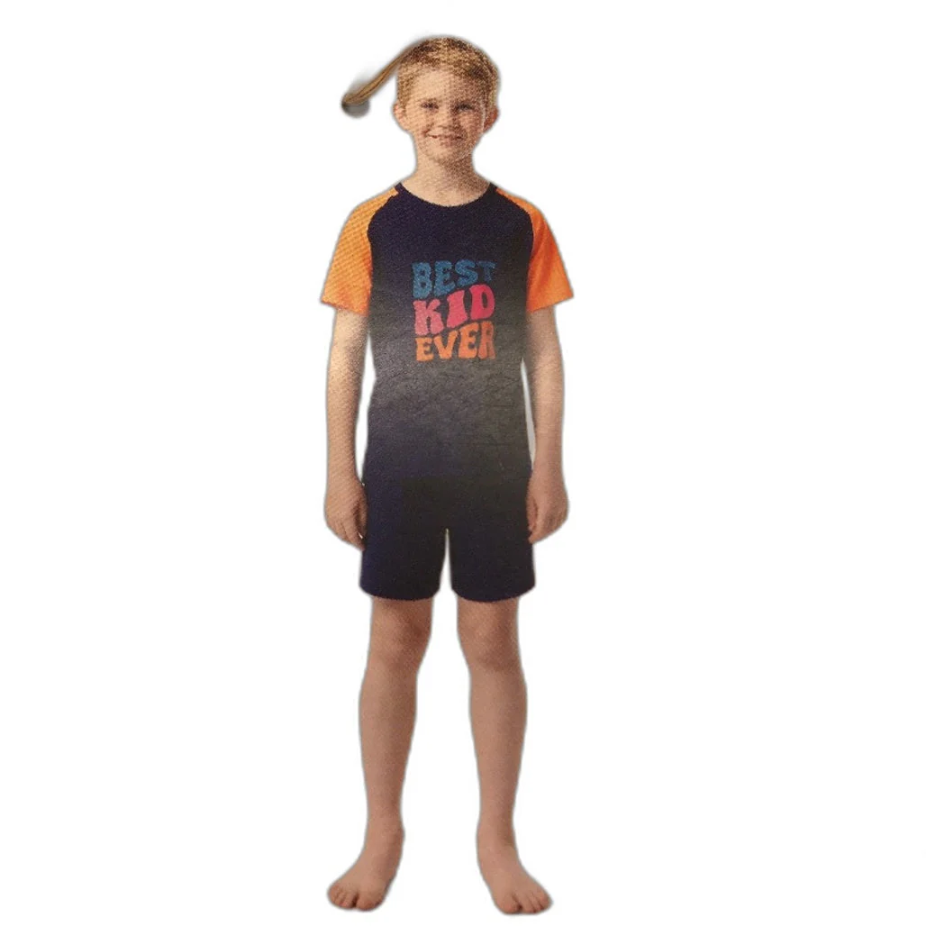Lily & Dan Twin Pack "Best Kid Ever" Childrens PJ Set Boys Size 8 NEW - Image 5