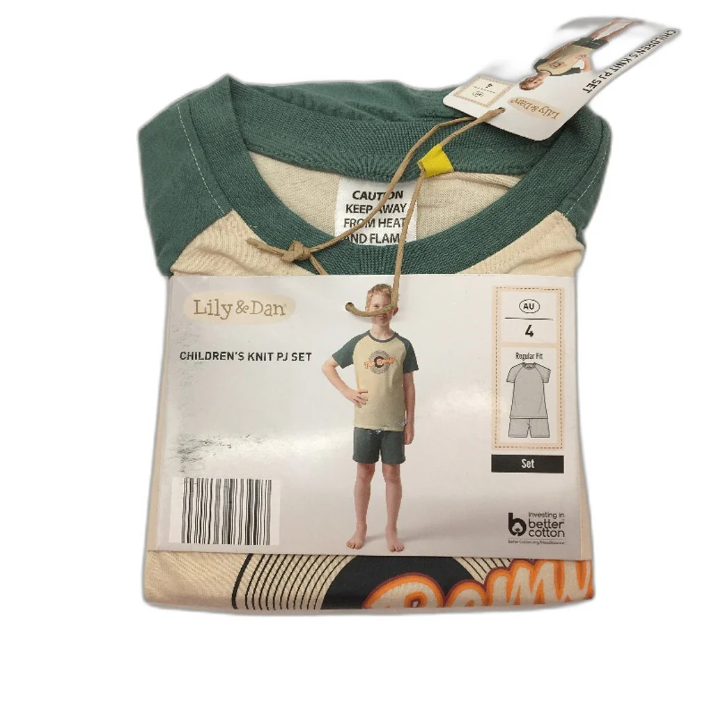 Lily & Dan Twin Pack Regular Fit Short Sleeve Childrens PJ Set Boys Size 4 NEW - Image 7
