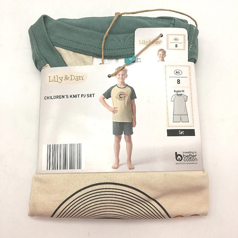 Lily & Dan Twin Pack Regular Fit Short Sleeve Childrens PJ Set Boys Size 8 NEW - Image 6