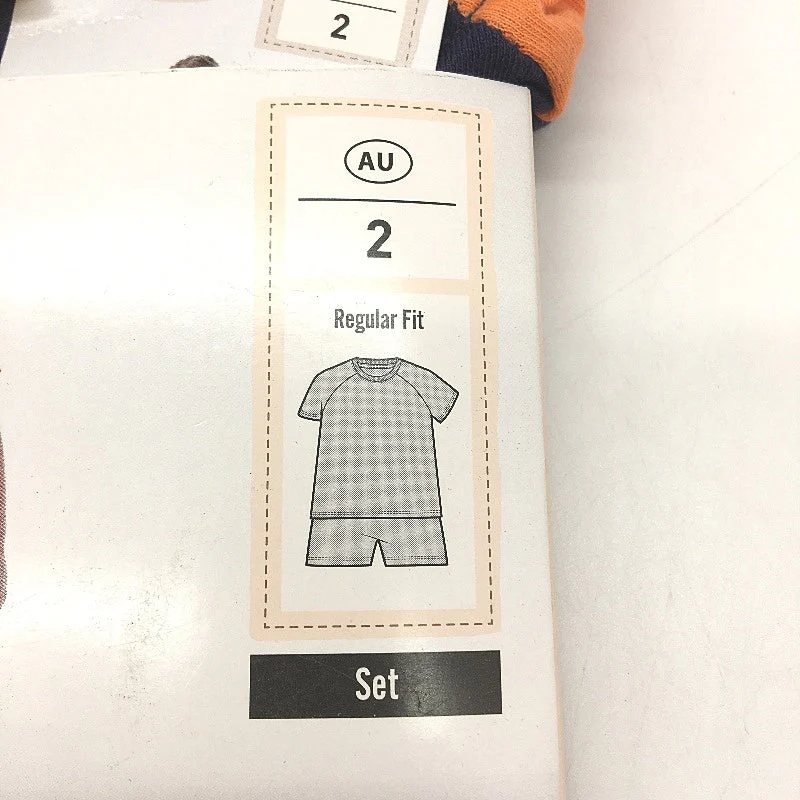 Lily & Dan Twin Pack Regular Fit Short Sleeve Infant Knit PJ Set Boys Size 2 NEW - Image 3