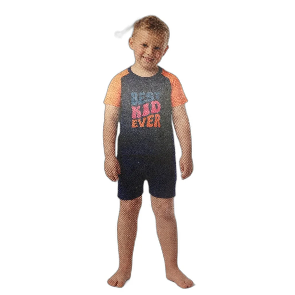 Lily & Dan Twin Pack Regular Fit Short Sleeve Infant Knit PJ Set Boys Size 2 NEW - Image 4
