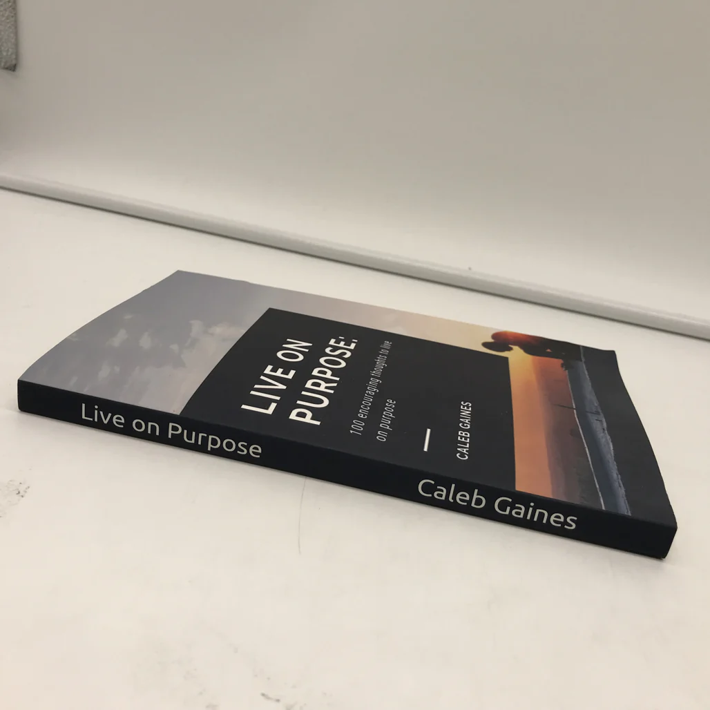 Live On Purpose: 100 Encouraging Thoughts To Live On Purpose by Caleb Gaines NEW - Image 3
