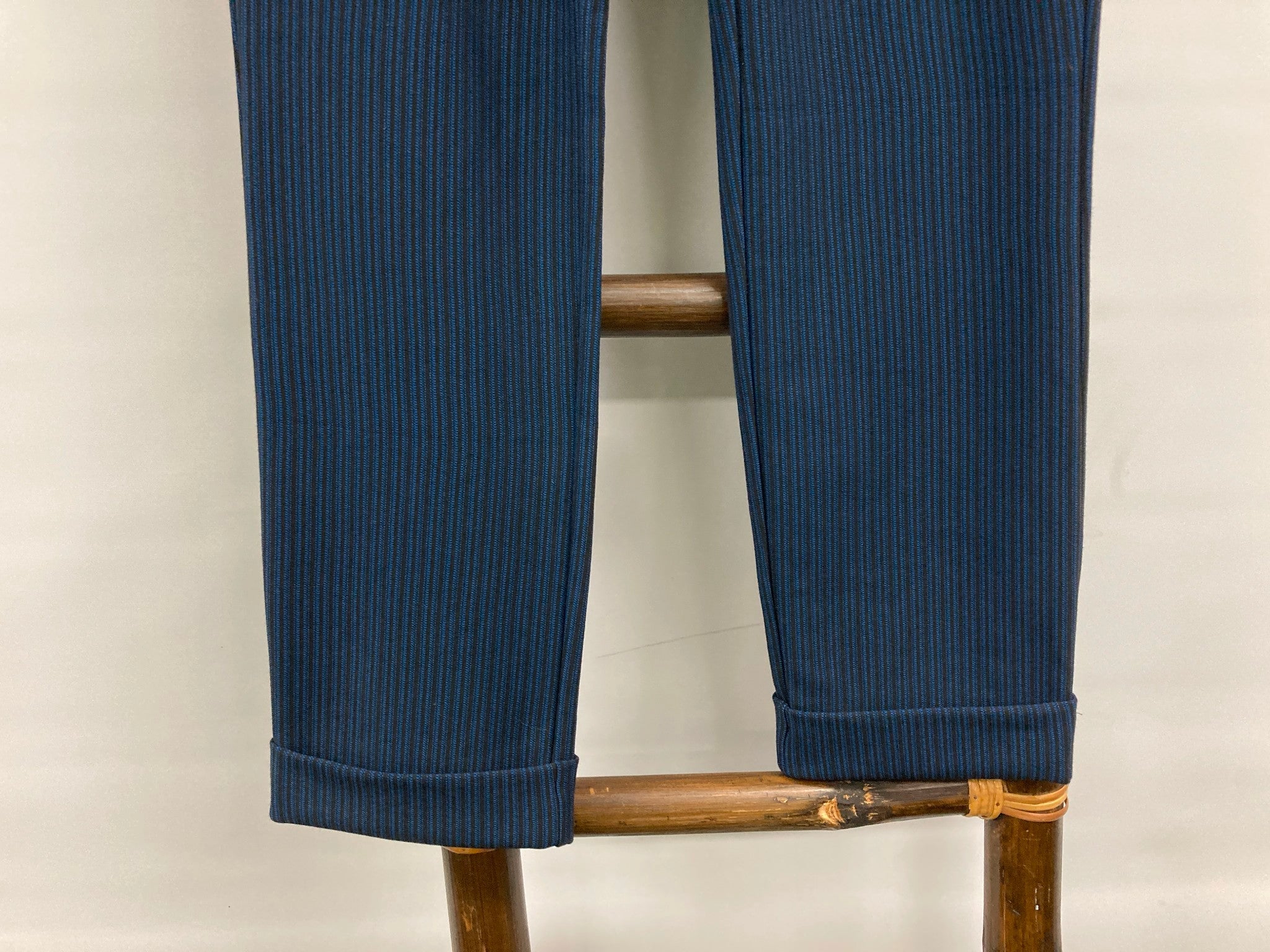 Marco Polo Line Patterned Leg Blue/Black Pants Ladies Sz 10 NEW - Image 4