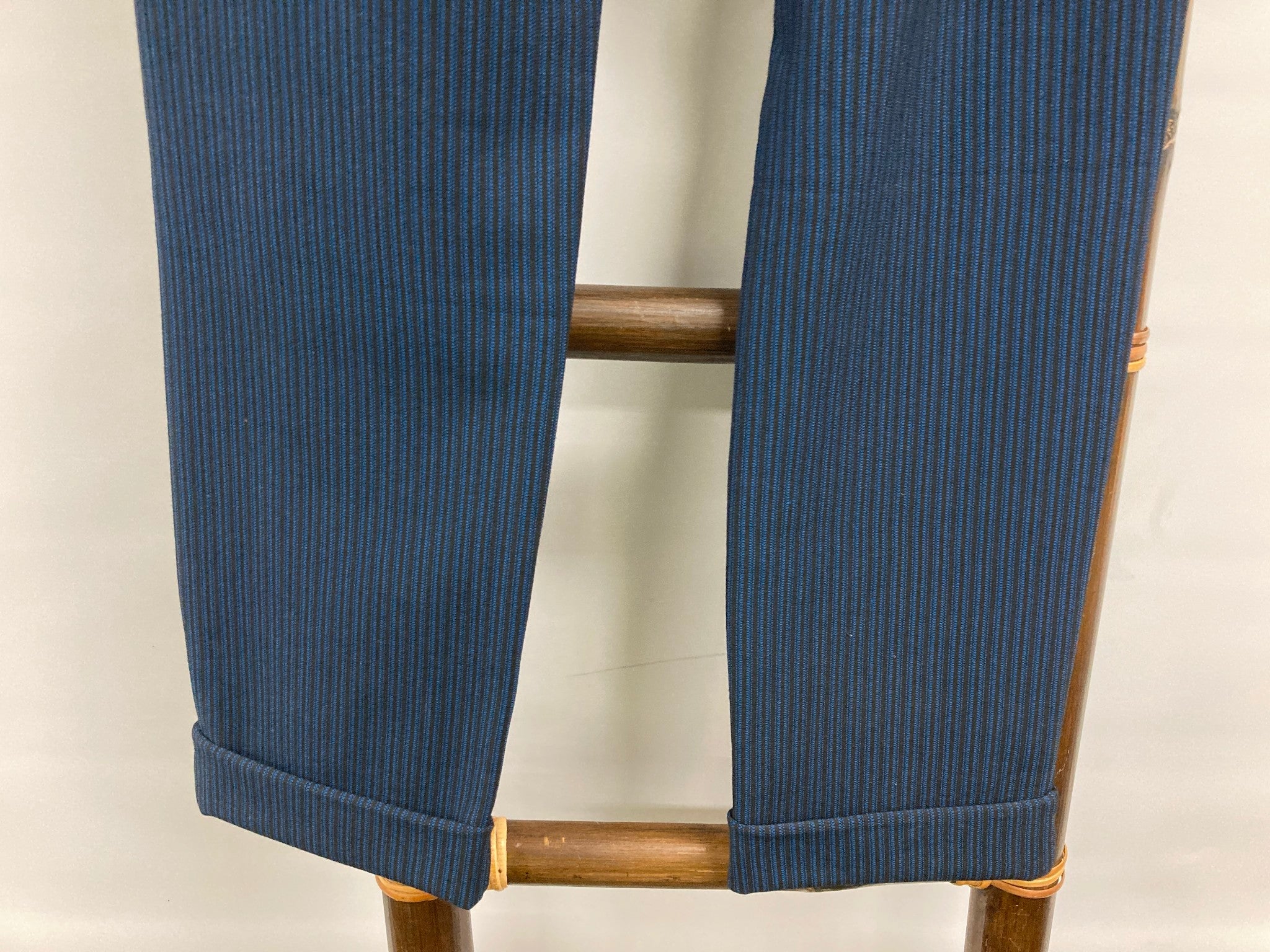 Marco Polo Line Patterned Leg Blue/Black Pants Ladies Sz 10 NEW - Image 5