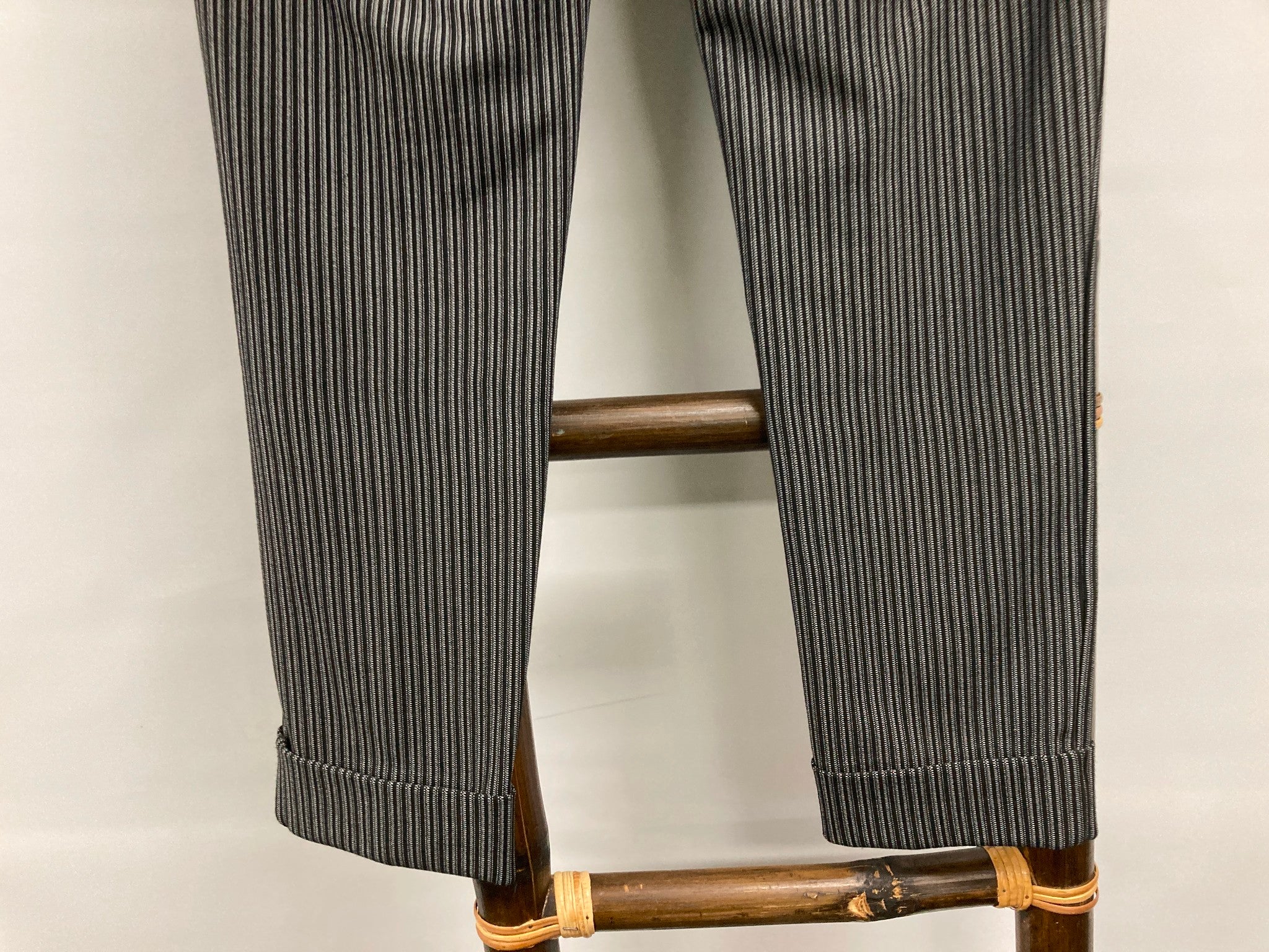 Marco Pollo White/Black Patterned Straight Leg Pants Ladies Sz 10 NEW - Image 5