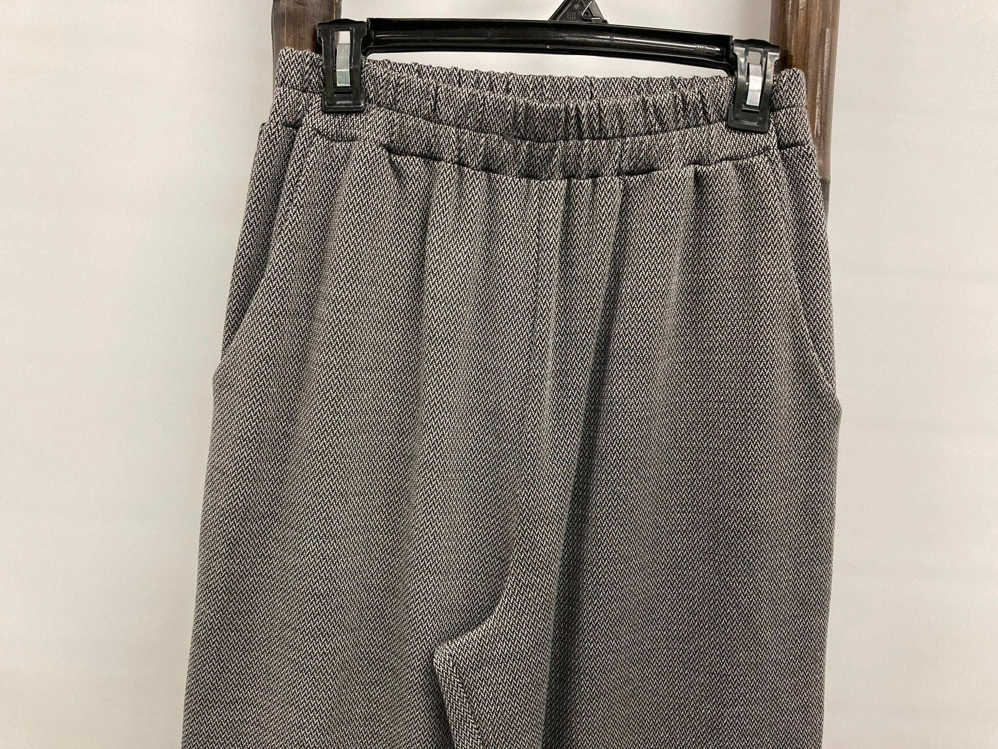 Marco Polo Patterned Leg Black Diamond Pattern Pants Ladies Sz 10 NEW - Image 4