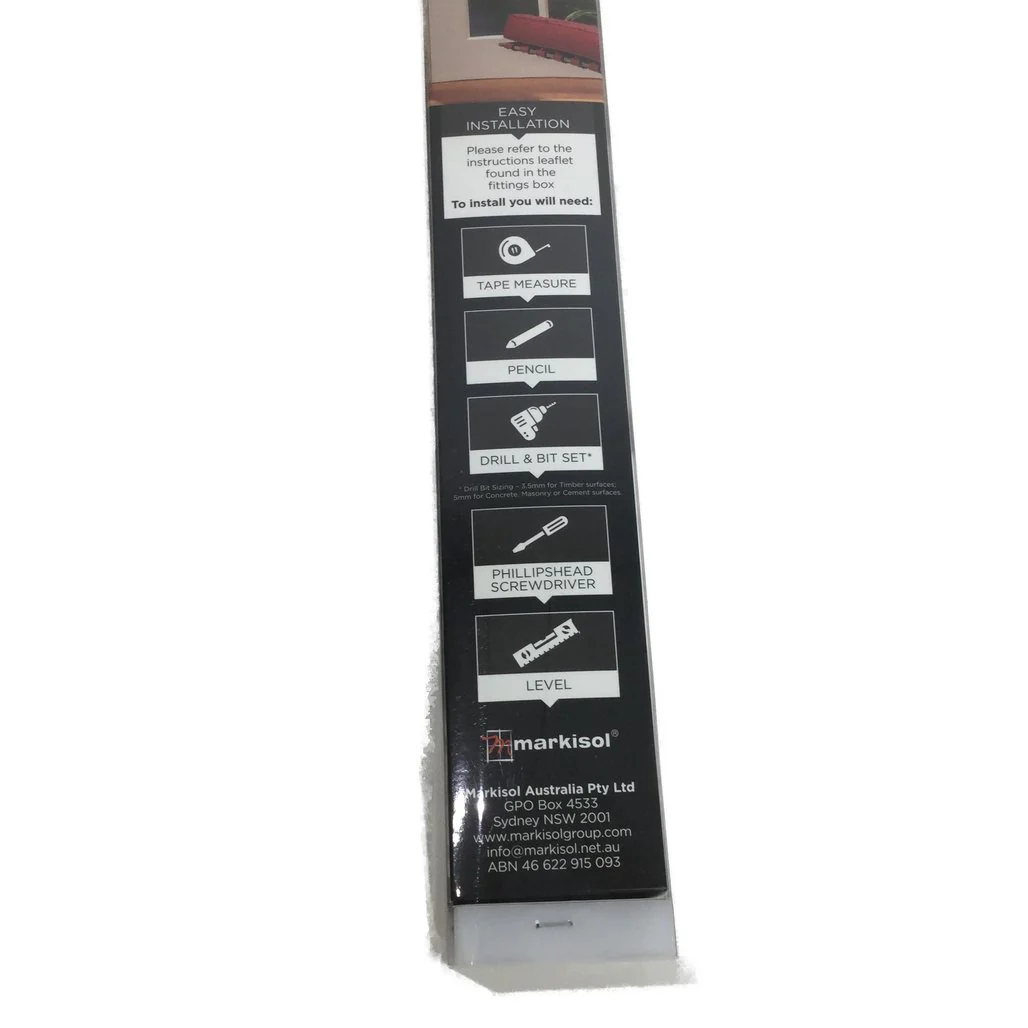 Markisol 4 Pack Portofino Blockout Roller Blinds Linen 60 x 240cm NEW - Image 6