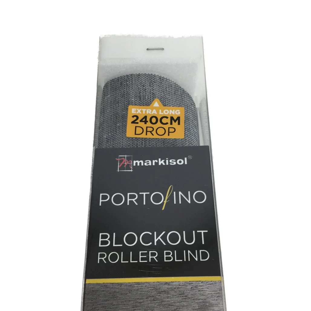 Markisol 4 Pack Portofino Blockout Roller Blinds Pepper 60 x 240cm NEW - Image 3