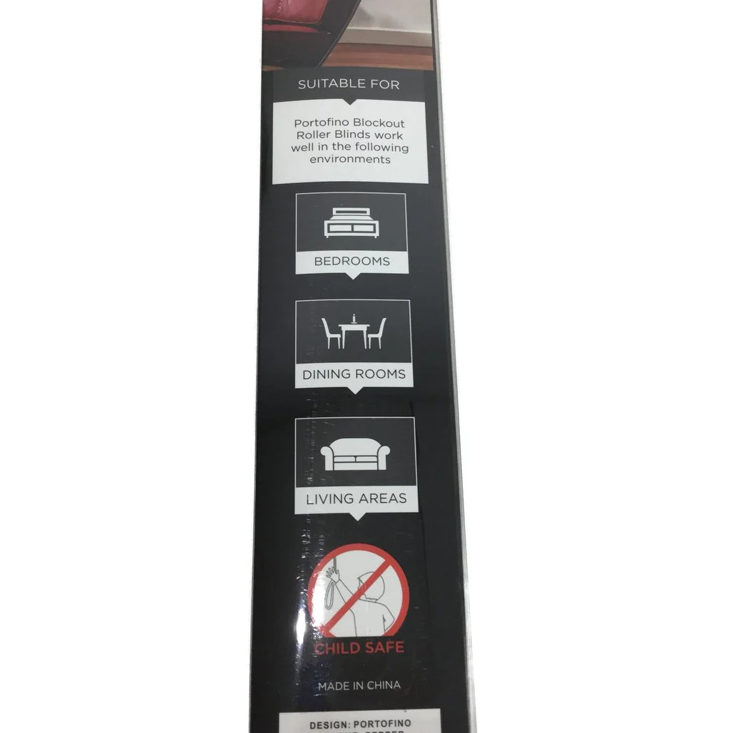 Markisol 4 Pack Portofino Blockout Roller Blinds Pepper 60 x 240cm NEW - Image 4