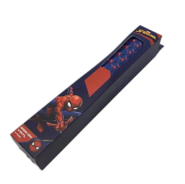 Marvel 2x Twin Pack Spiderman Iron-On Vinyl Wraps 30.5 x 30.5cm NEW - Image 3