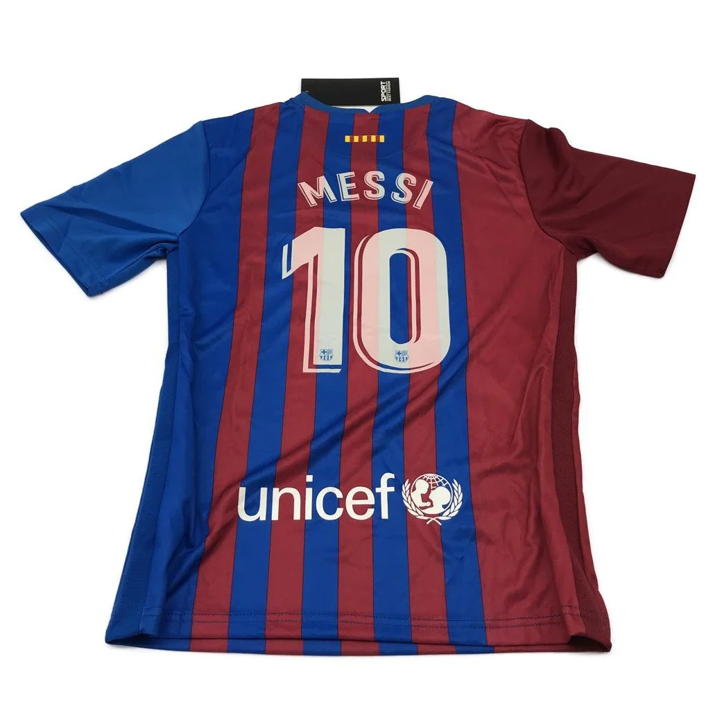 Rakuten Unicef Set of 3 Messi #10 Jersey Sport Kids Set 8-9Yrs Size 26 NEW - Image 3