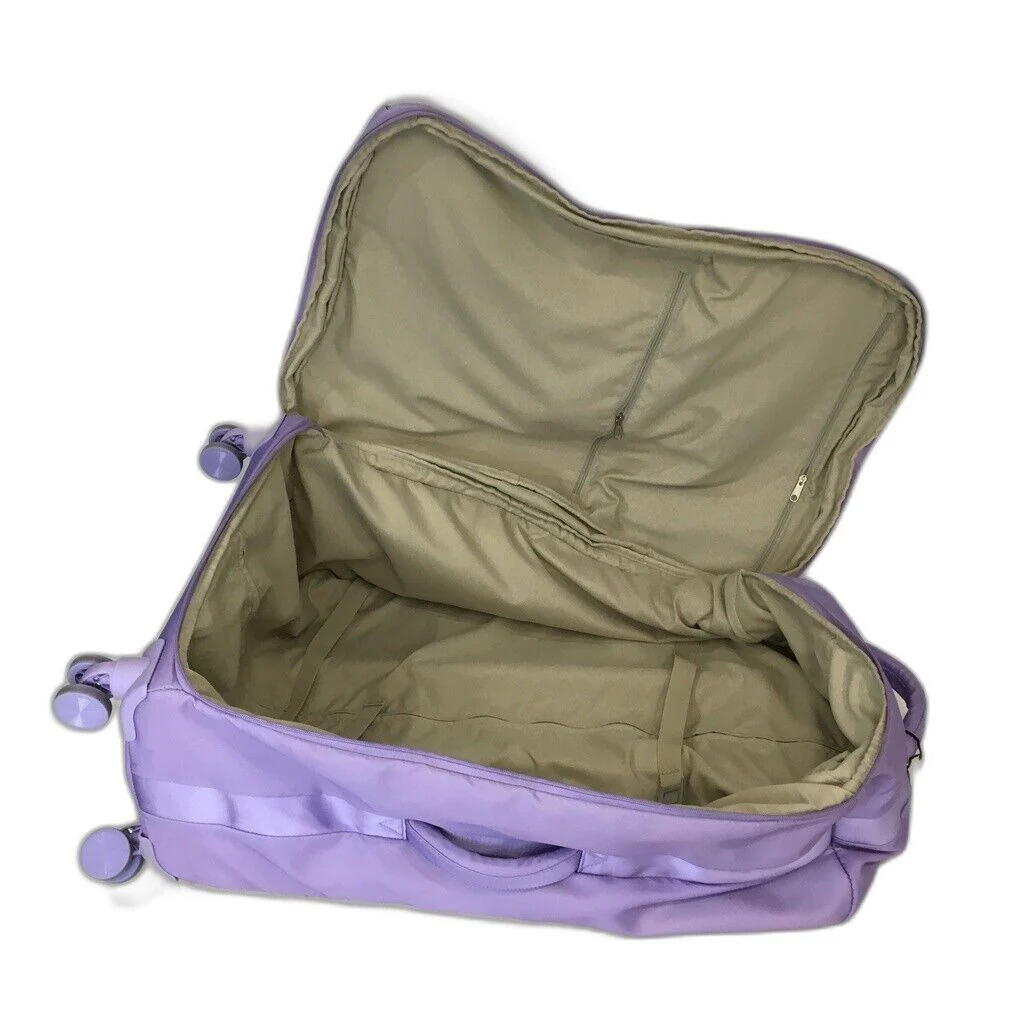 NEW Softshell Purple 2 Piece Wheeled & Handle Travel Luggage Set 70cm & 50cm - Image 19