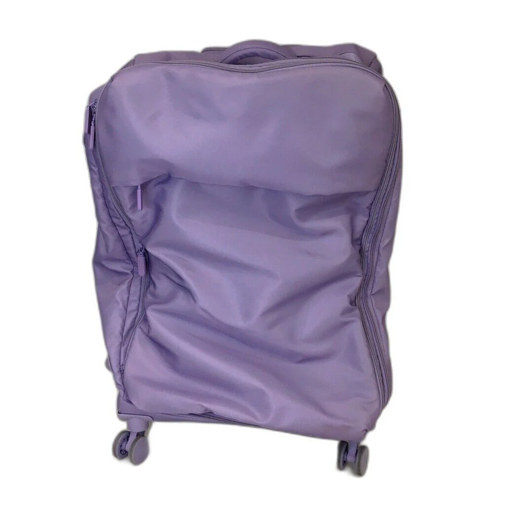 NEW Softshell Purple 2 Piece Wheeled & Handle Travel Luggage Set 70cm & 50cm - Image 25