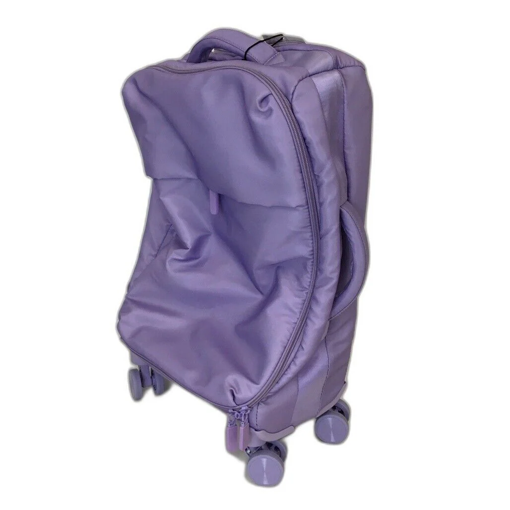 NEW Softshell Purple 2 Piece Wheeled & Handle Travel Luggage Set 70cm & 50cm - Image 42