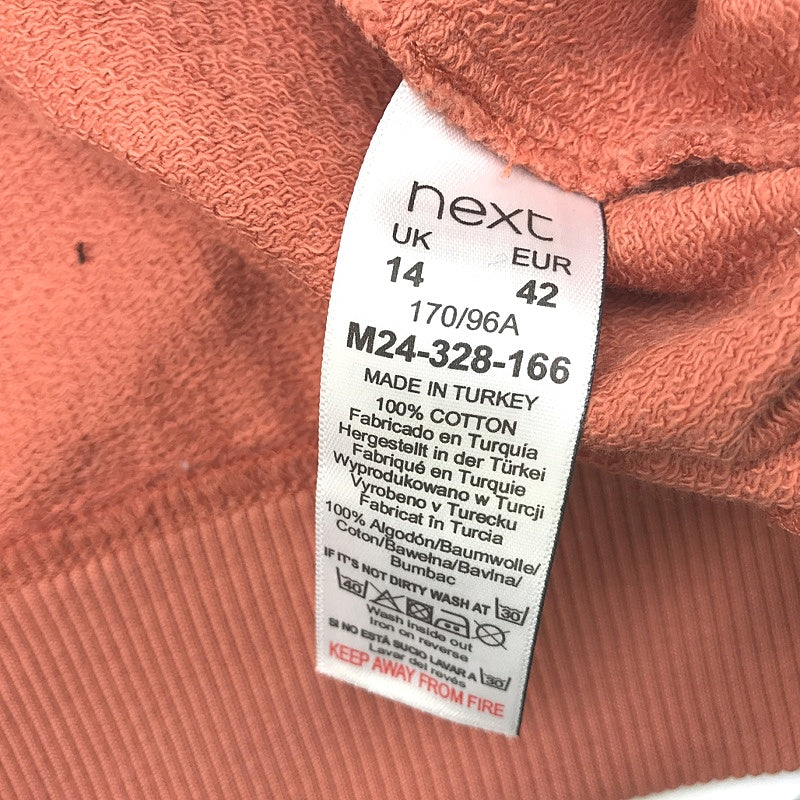 Next Embellished Sequin Long-sleeve Orange Cotton Top Ladies Size UK 14 - Image 6
