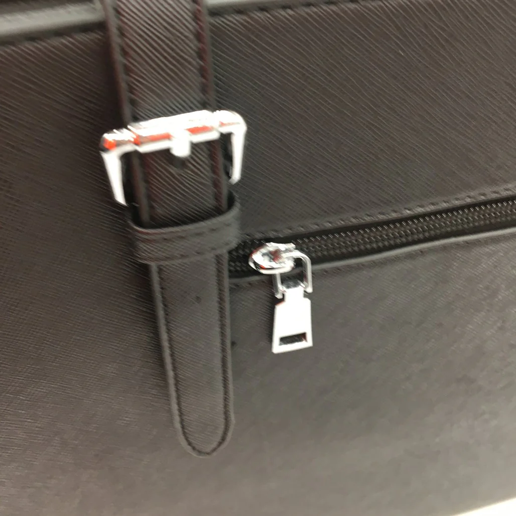 Nubily Waterproof Black PU Leather Women's 15.6 inch Tote Laptop Handbag NEW - Image 6