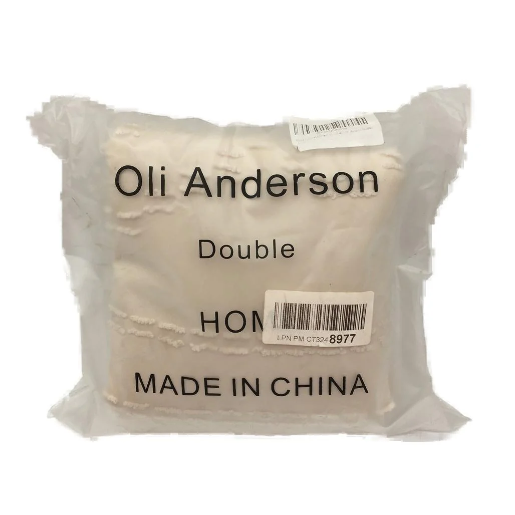 Oli Anderson Set of Beige Textured Double Doona Cover and 1 Pillow Case NEW - Image 3