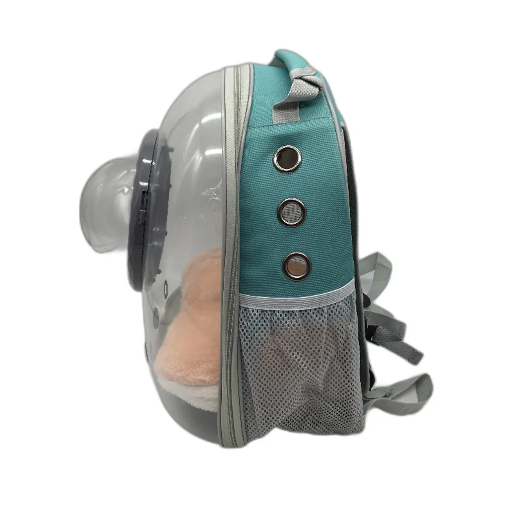 Pet Transparent Carrier Travel Backpack & Pillow Small Cats/ Dogs Blue NEW - Image 2
