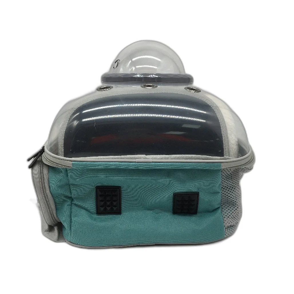 Pet Transparent Carrier Travel Backpack & Pillow Small Cats/ Dogs Blue NEW - Image 4