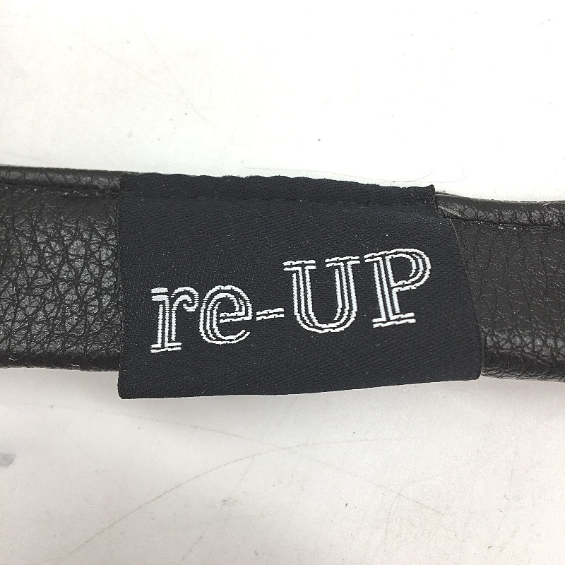 reWORKED by re-UP Handcrafted Upcycled Fabrics Leather Look Body Shoulder Pouch - Image 5