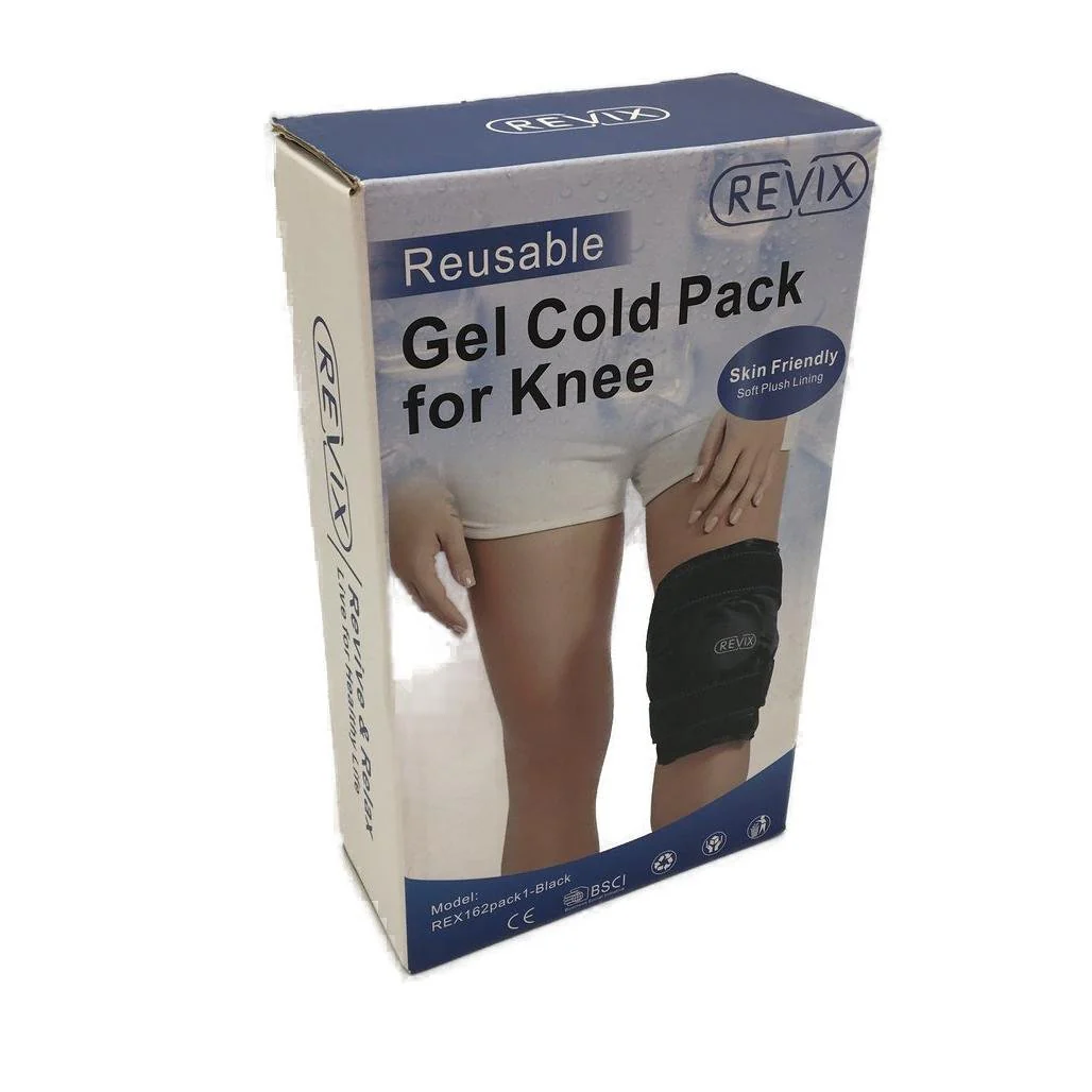 Revix Reusable Black Gel Cold Pack for Knee Skin Friendly Rex 162 NEW - Image 6