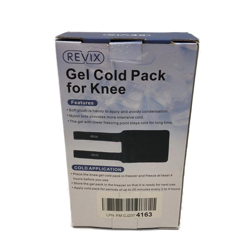 Revix Reusable Black Gel Cold Pack for Knee Skin Friendly Rex 162 NEW - Image 7