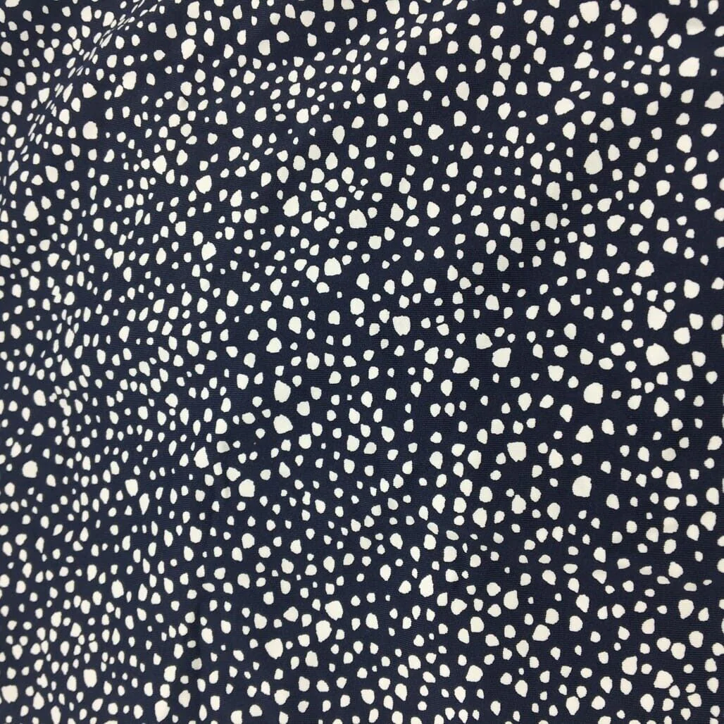 ROXY Polka Dot Navy Blue Open Back One-Piece Woman Swimwear Size XS NEW - Image 3