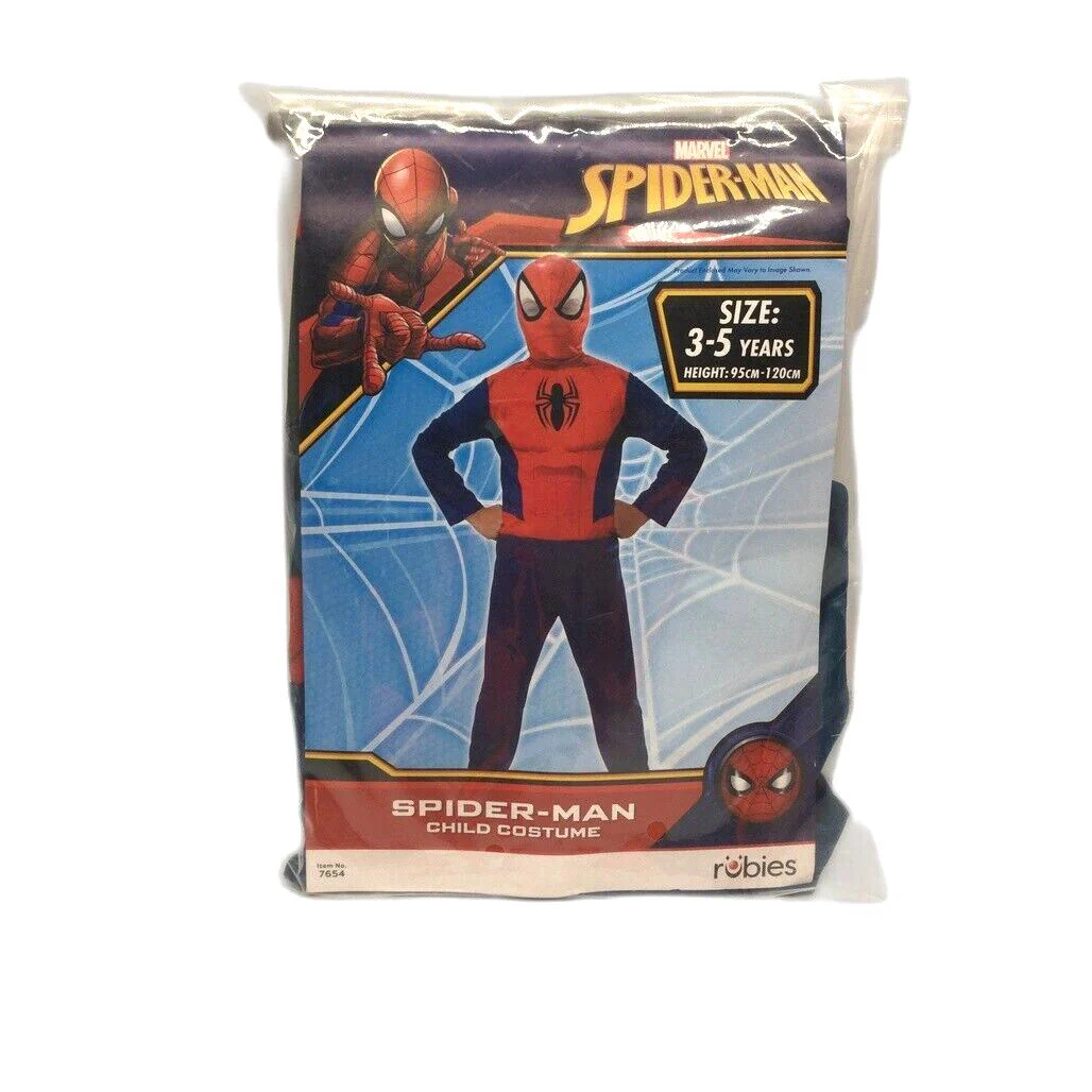 Rubies Spiderman Superhero Child Dress-Up Costume 3-5 Years 95-120cm Height NEW - Image 5