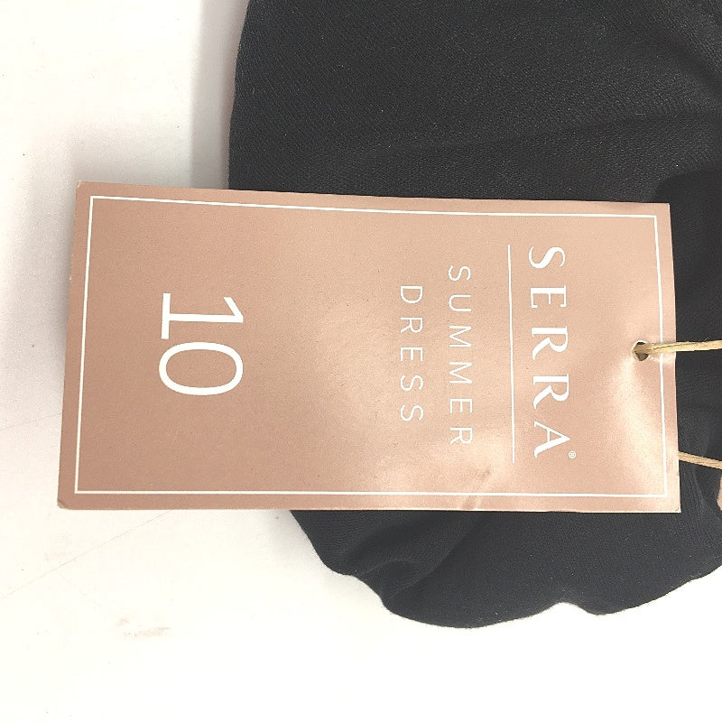 Serra Womens Summer Mid Lenght Black Dress Size 10 NEW - Image 4
