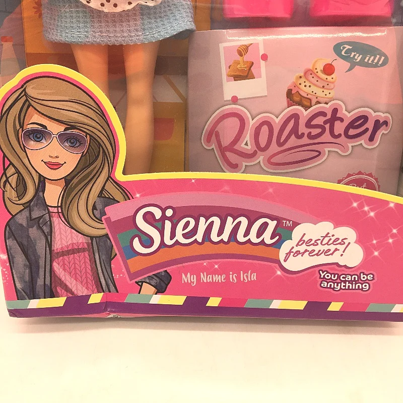 Sienna 2 pack Kitchen Isla & Designer Brittany Dress-Up Dolls w/ Accessories NEW - Image 4