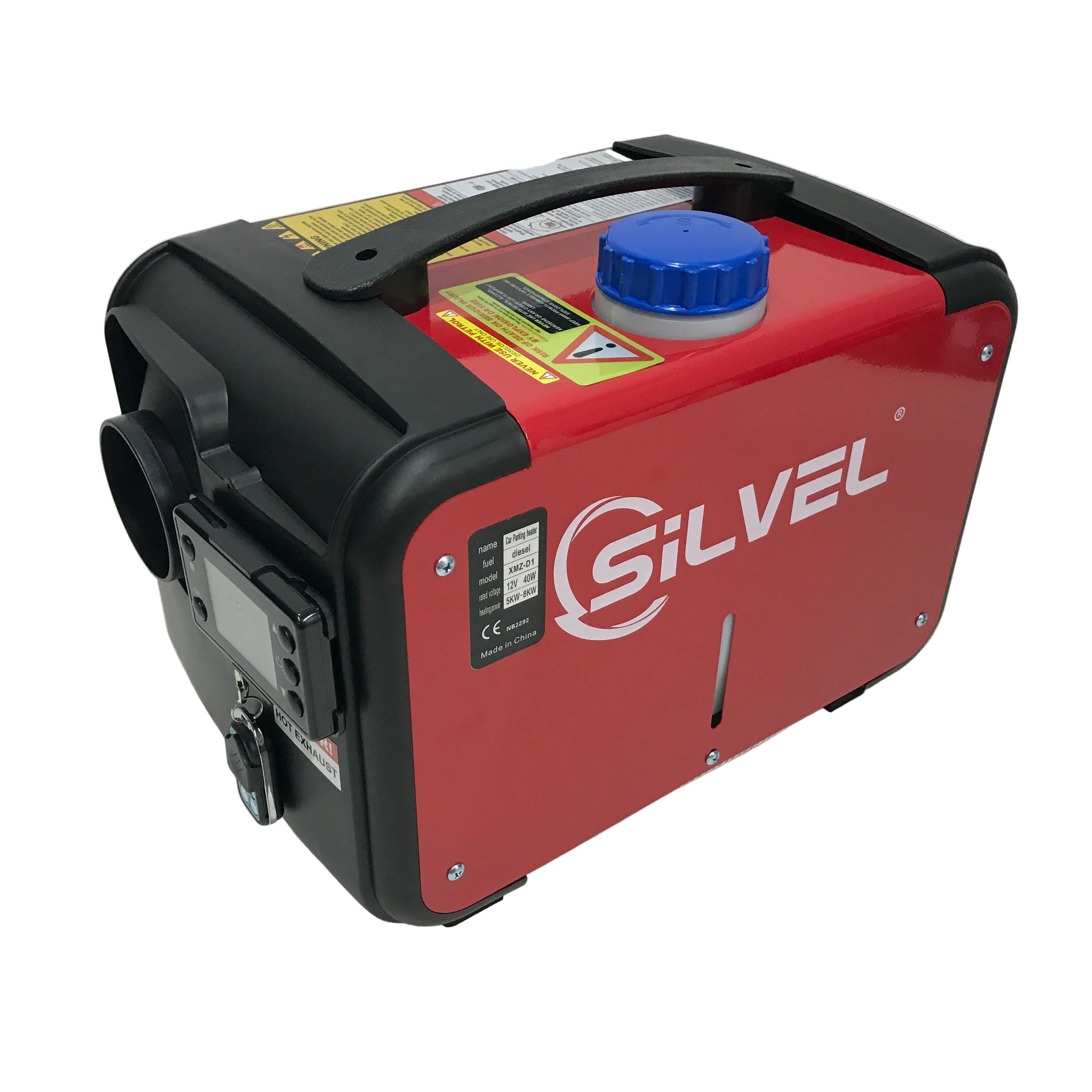 Silvel 5Kw All In One Portable 12V Diesel Air Heater Lcd Display & Remote NEW - Image 4