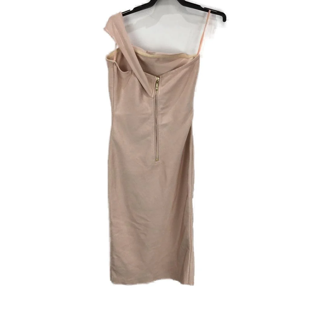 Skotch&Ko Off-Shoulder Blush Pink Slit Mini Dress Ladies Size Small NEW - Image 2