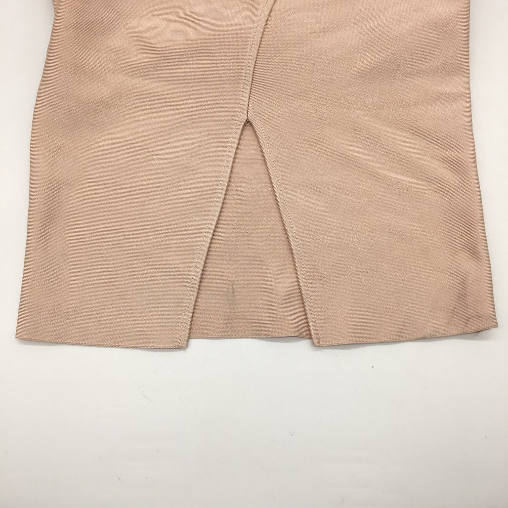 Skotch&Ko Off-Shoulder Blush Pink Slit Mini Dress Ladies Size Small NEW - Image 9