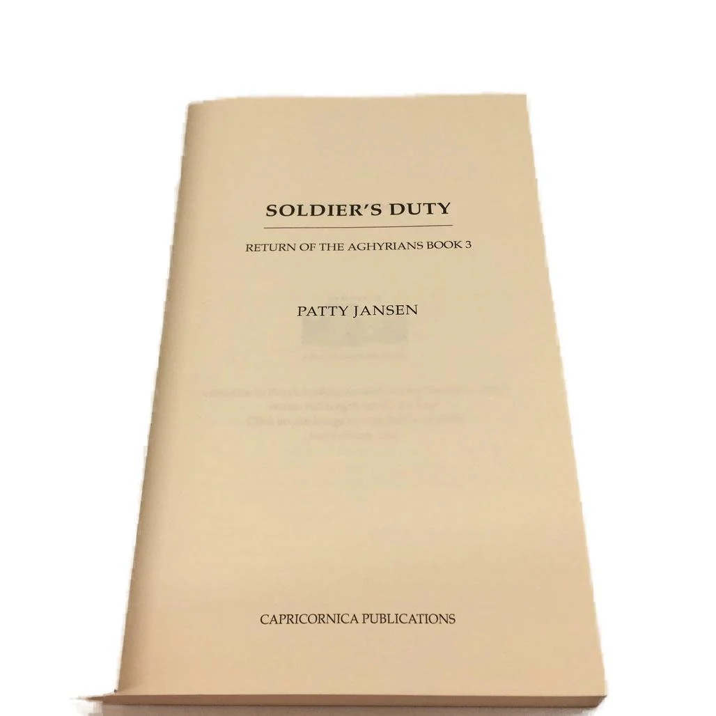 Soldiers Duty -Return Aghyrians Bk.3 By Patty Jansen Paperback Novel NEW - Image 6
