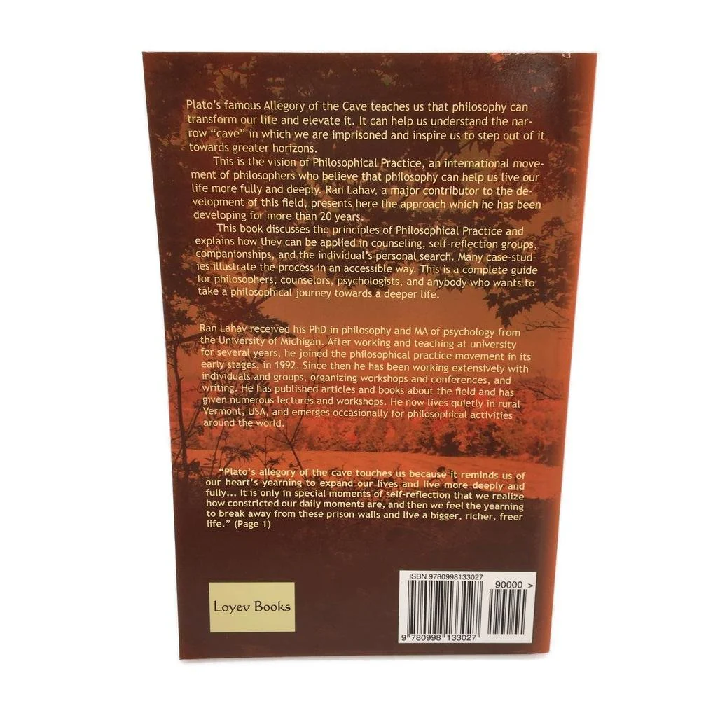 Stepping Out Of Plato's Cave -Philosophical Counselling by Ran Lahav Paperback NEW - Image 2