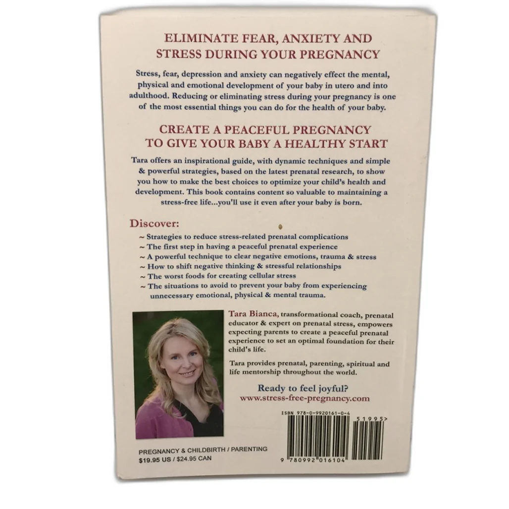 Strees Free Pregnancy 108 Essential Tips Book by Tara Bianca Paperback NEW - Image 2